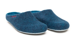 Gottstein Slippers Magicfelt 701 (100% Wool) Dark Petrol (Size 36-42)